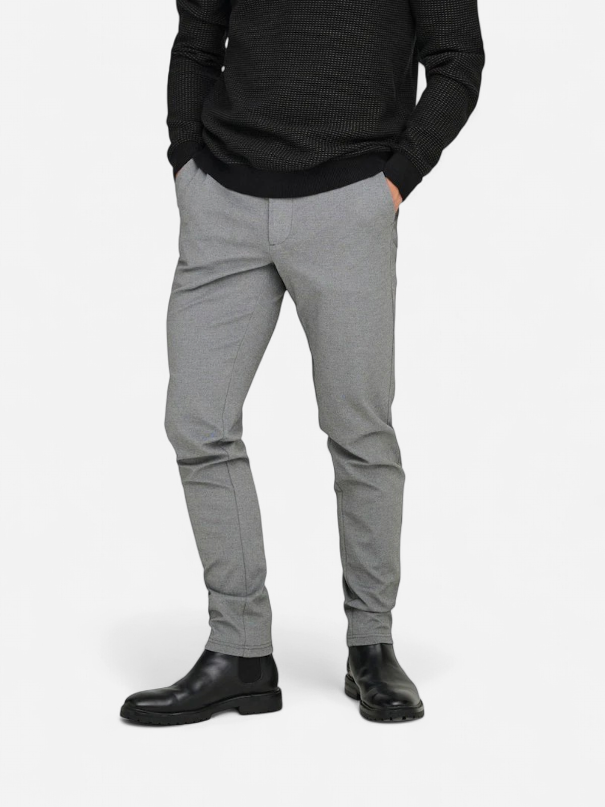 Only and Sons Miesten Housut, Mark Pant Medium Grey Melange - Kekäle.fi