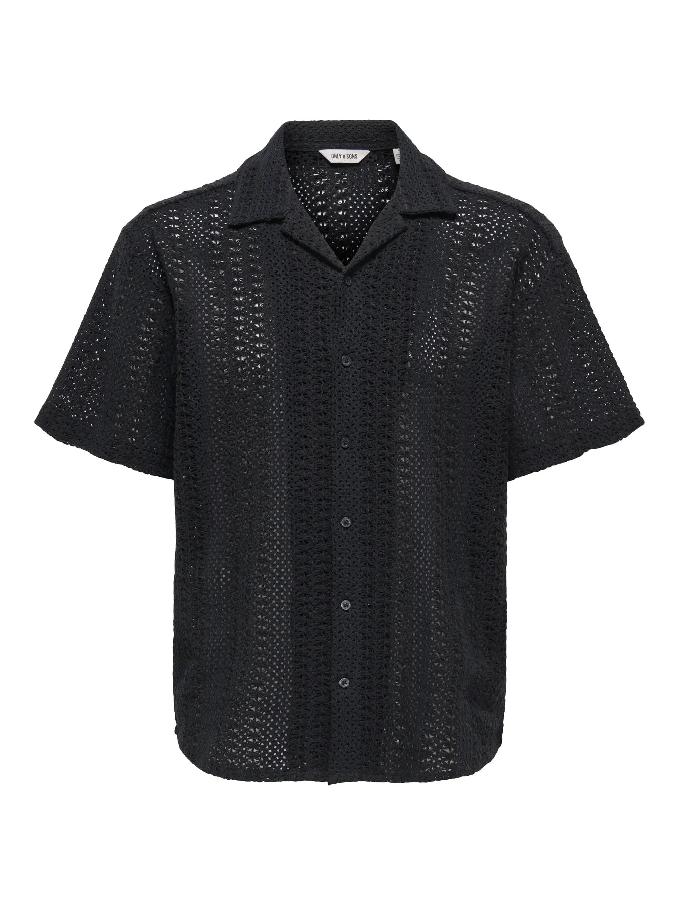 only-and-sons-miesten-lyhythihainen-paita-dani-crochet-ss-shirt-jet-black-1