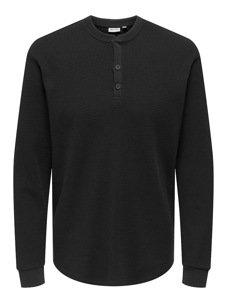only-and-sons-miesten-paita-tobie-reg-henley-longsleeve-musta-1