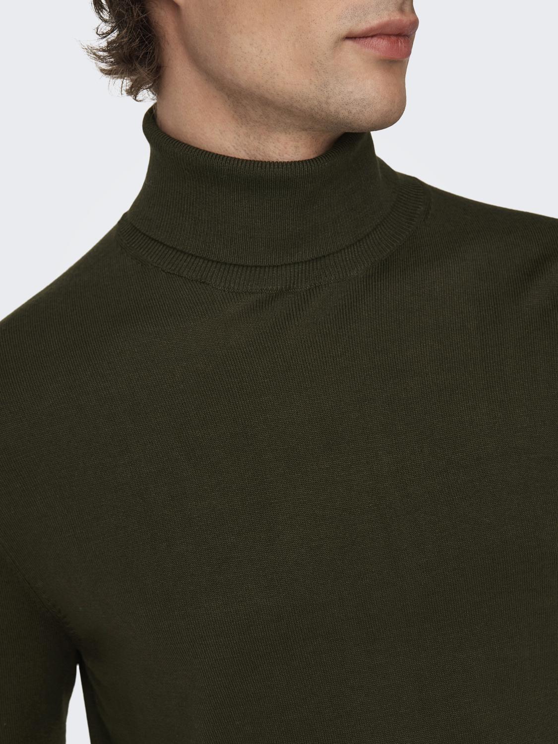 only-and-sons-miesten-pooloneule-wyler-life-roll-neck-nos-armeijanvihrea-5