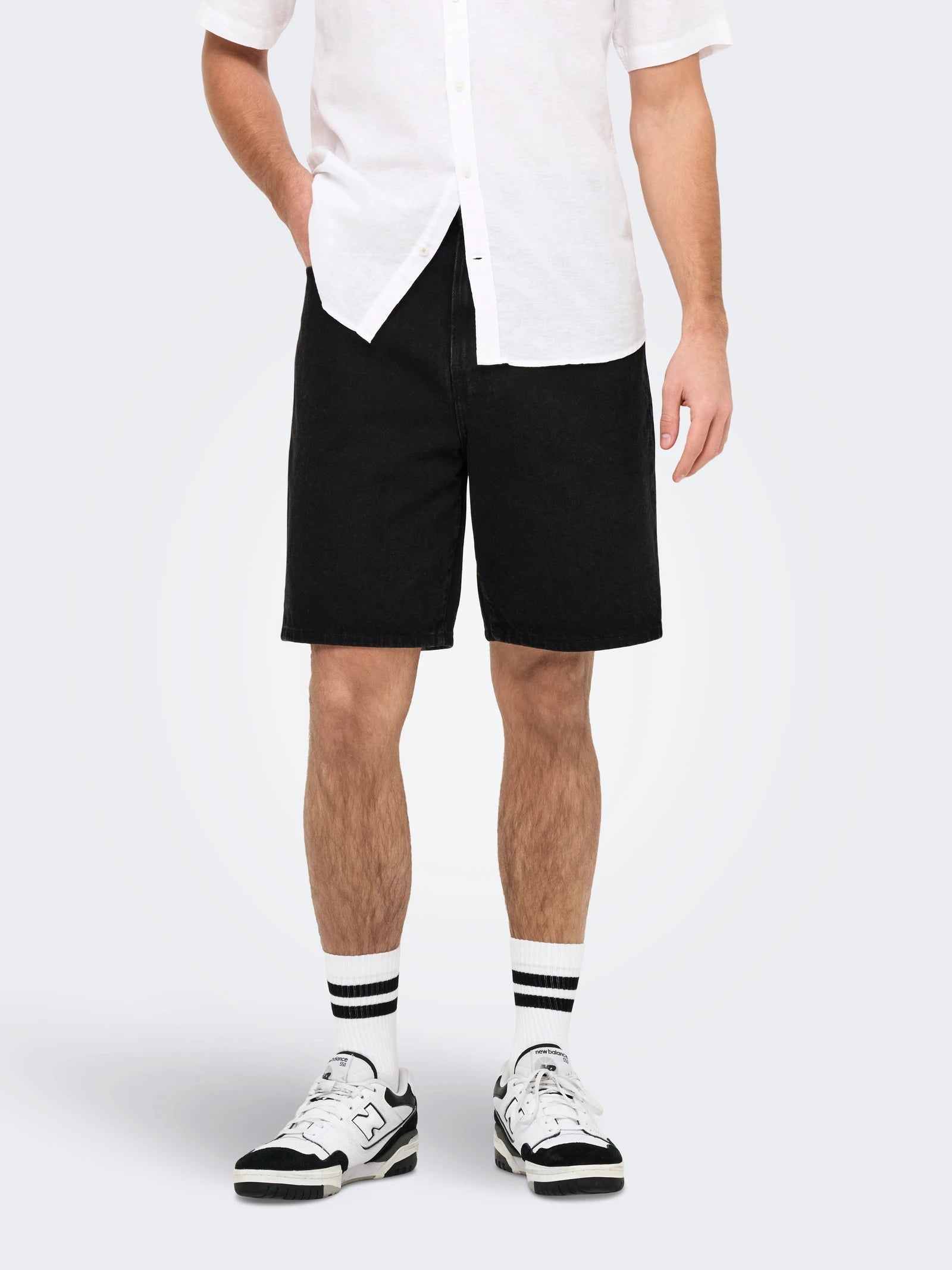 only-and-sons-miesten-shortsit-fade-black-shorts-hiilenmusta-1