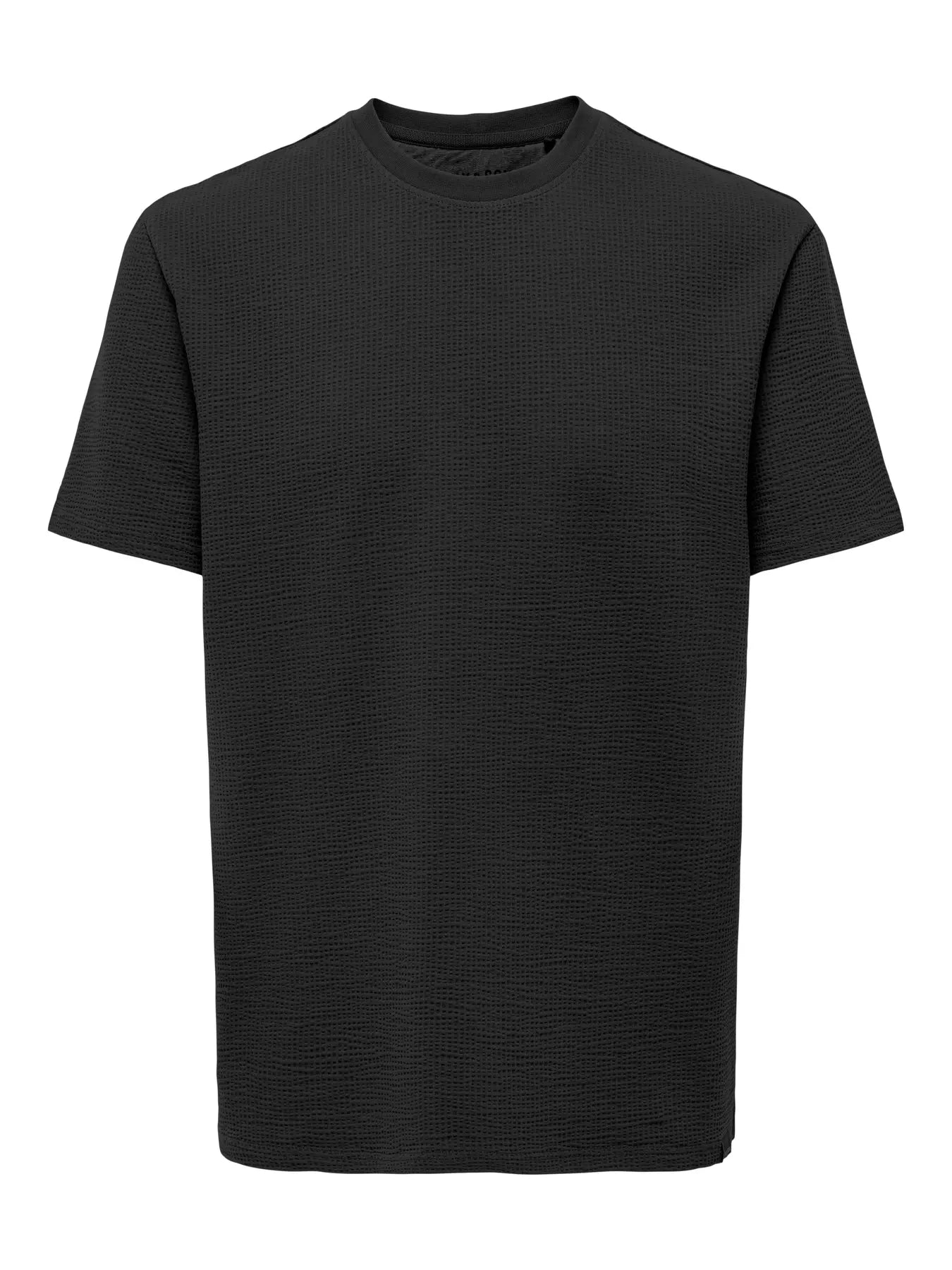 only-and-sons-miesten-t-paita-k-kian-reg-seersucker-ss-tee-black-1