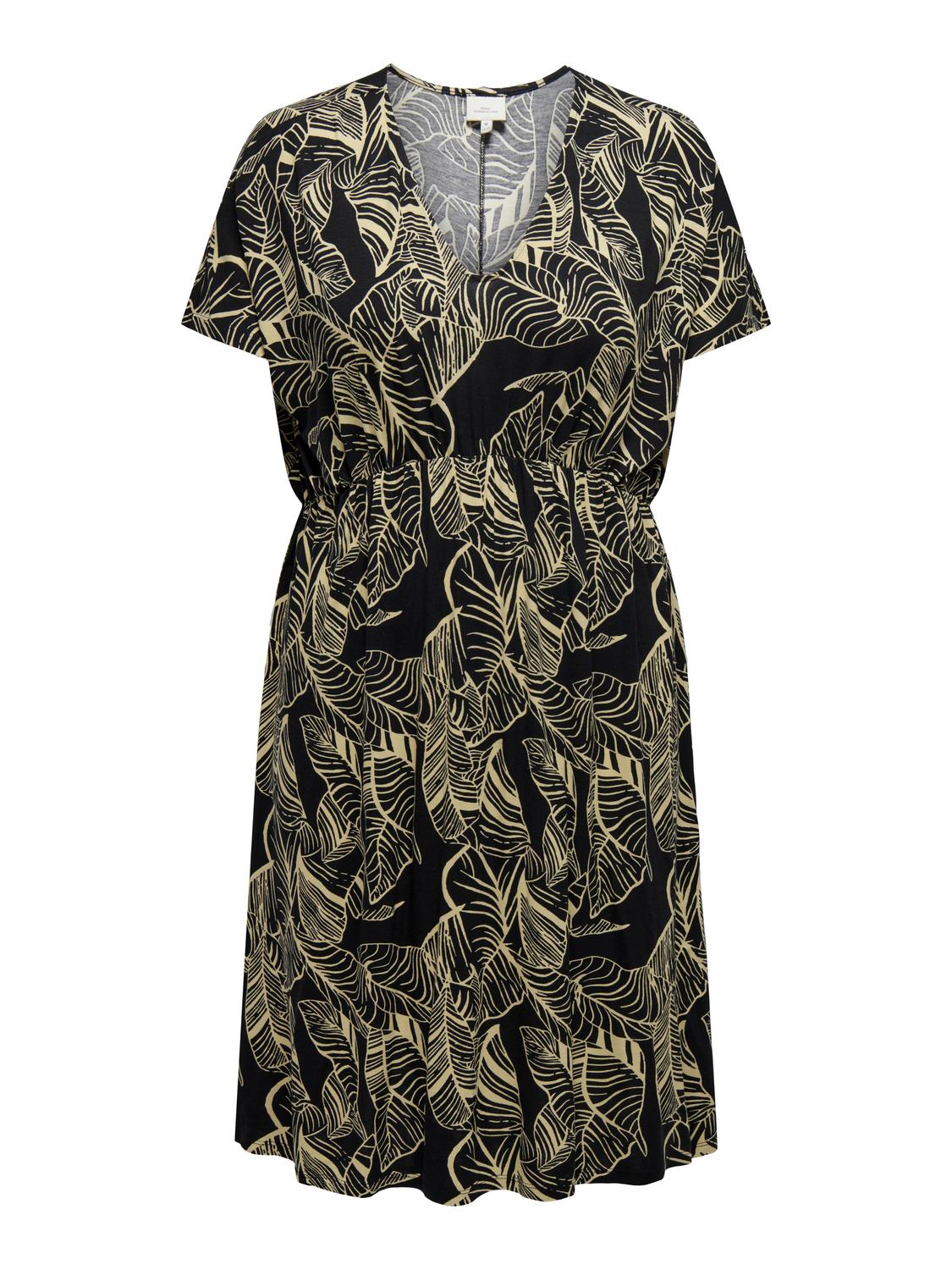 only-carmakoma-naisten-mekko-carclarisa-life-in-one-calf-dress-musta-kuosi-1