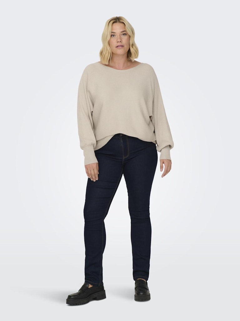 only-carmakoma-naisten-neule-carnew-adaline-l-s-pullover-knt-luonnonvalkoinen-2