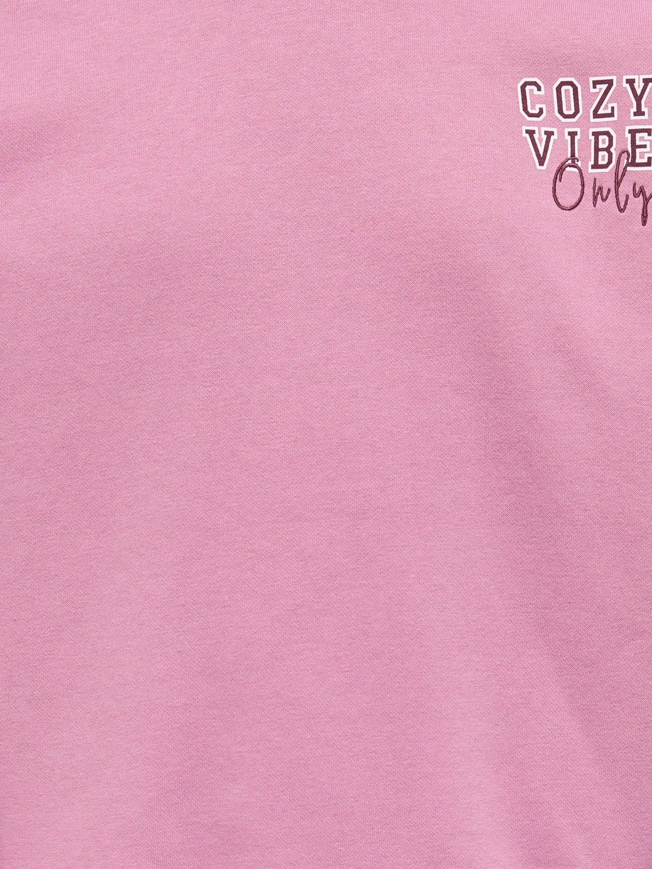 Kids Only lasten collegepaita KOGBILA PRINT O-NECK SWEAT NOOS, vaaleanpunainen