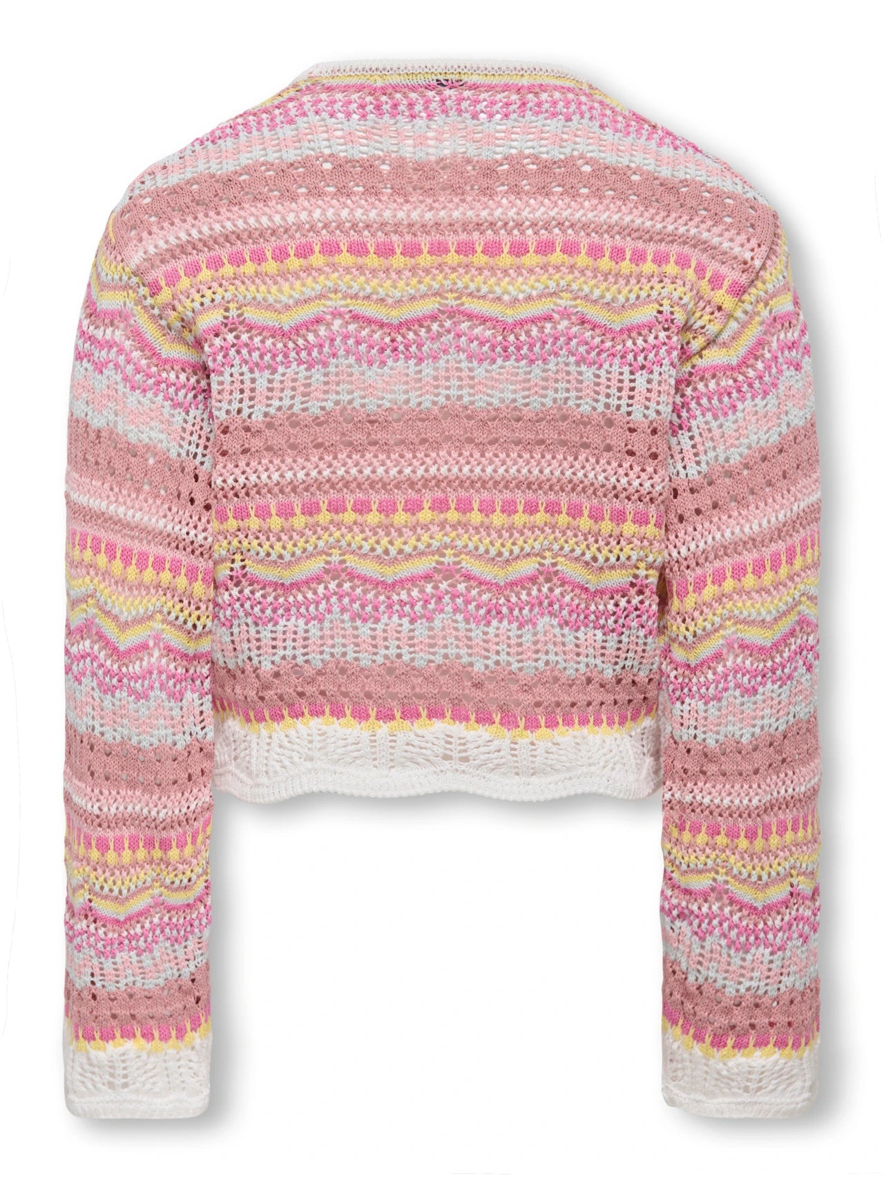 Kids Only neulepusero KOGLouise Life LS Structure, monivärinen kuosi