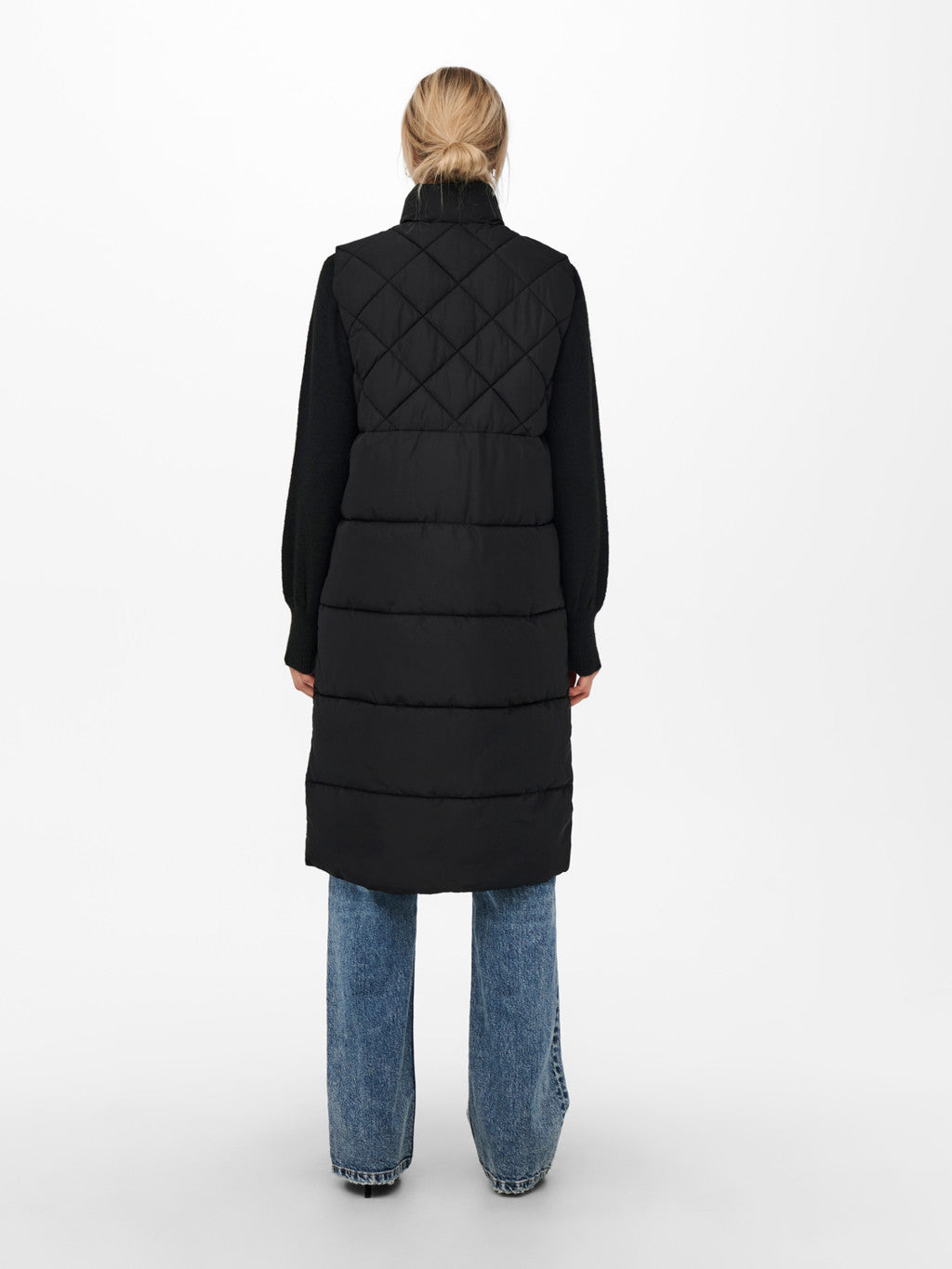 only-naisten-liivi-onlstacy-quilted-waistcoat-noos-musta-2