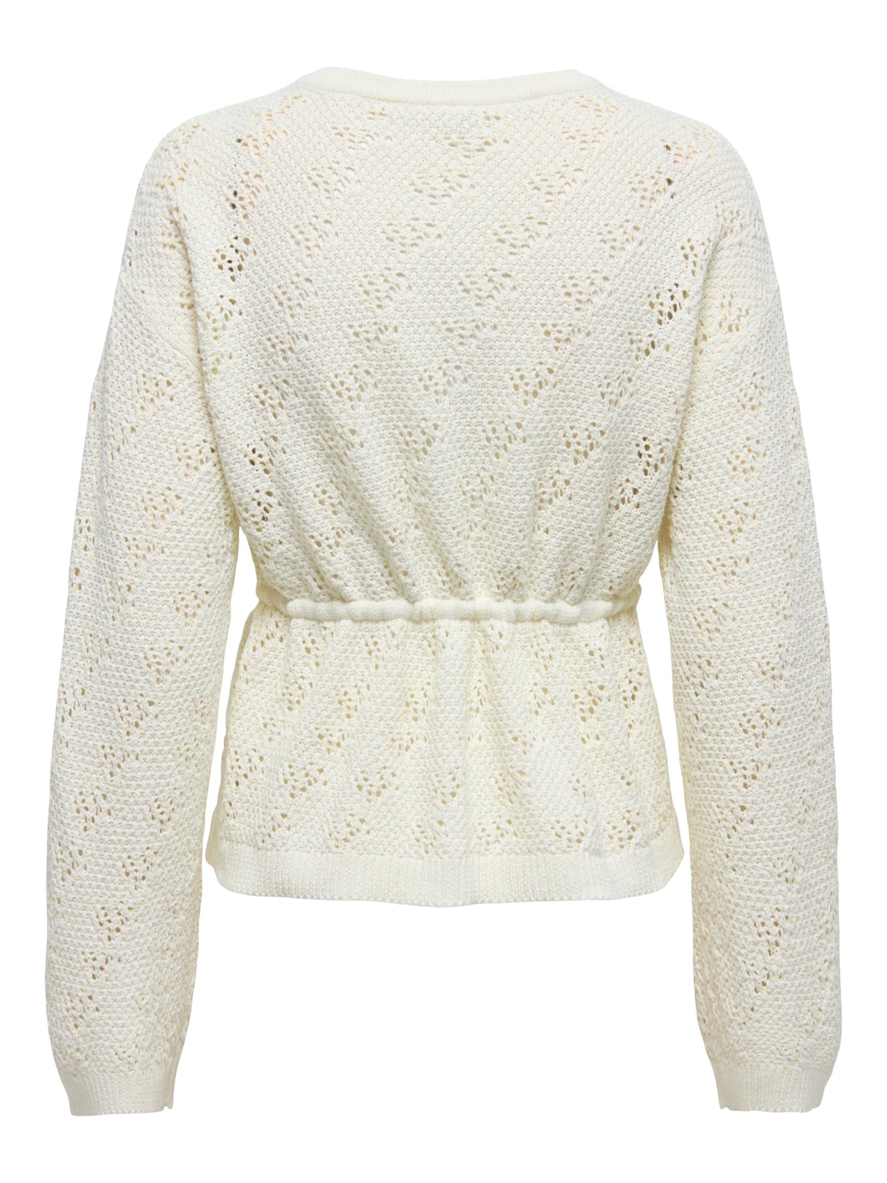 Only naisten neuletakki ONLELKE LIFE LS CARDIGAN CC KNT, luonnonvalkoinen