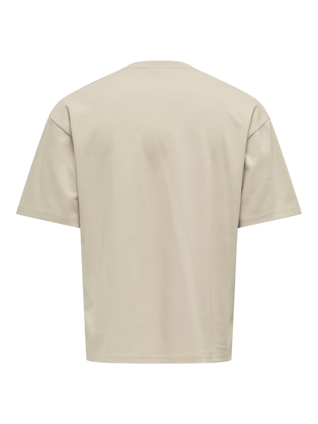 Only and Sons miesten t-paita ONSCaspian Airflex Boxy SS Tee Noos, Silver Lining