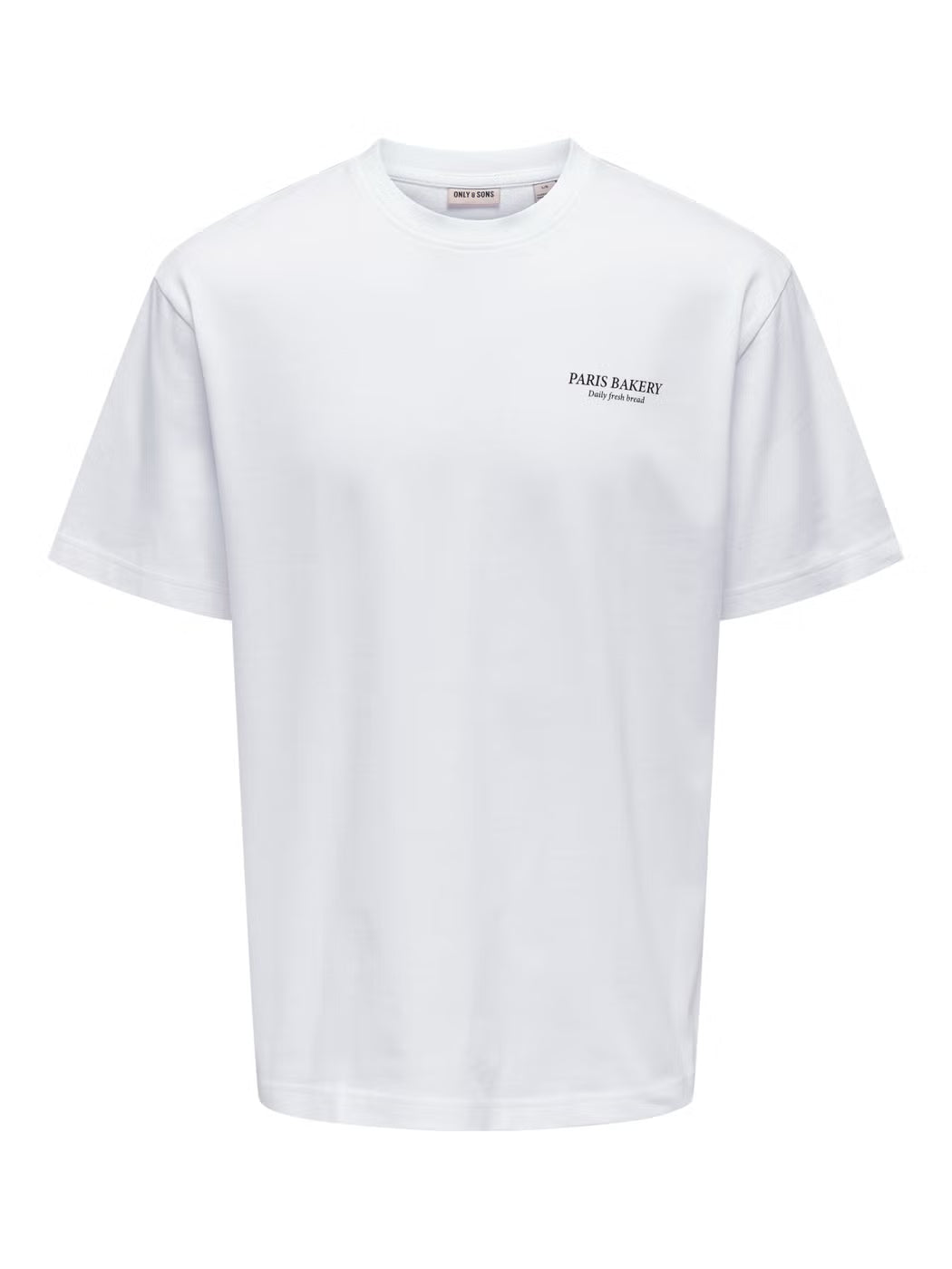 Only and Sons miesten T-paita Onsfred Elegants Rlx Ss Tee, Bright White