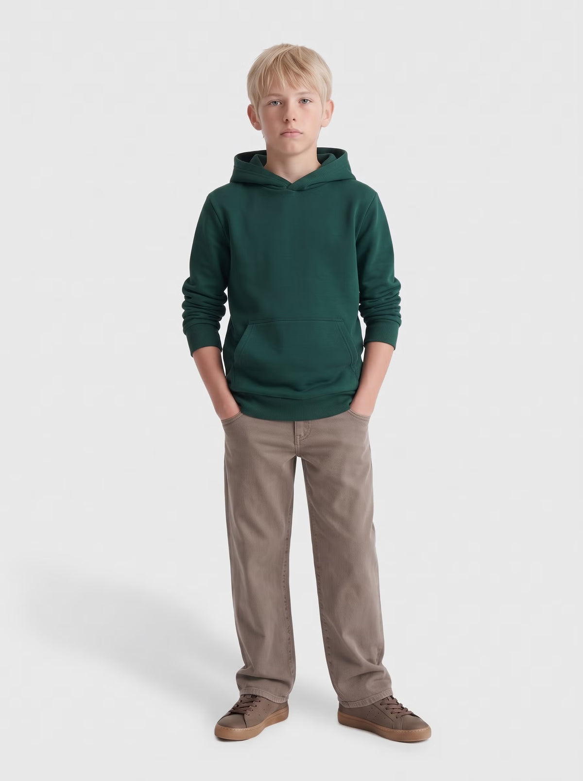 Only & Sons Junior lasten huppari OSJCERES Sweatshirt, tummanvihreä