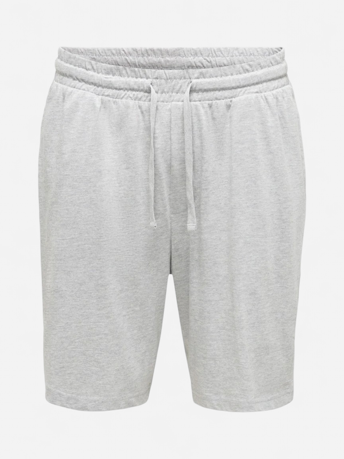 ONSBASIC SINGLE JERSEY LW SHORTS Light Grey Melange - Kekäle.fi