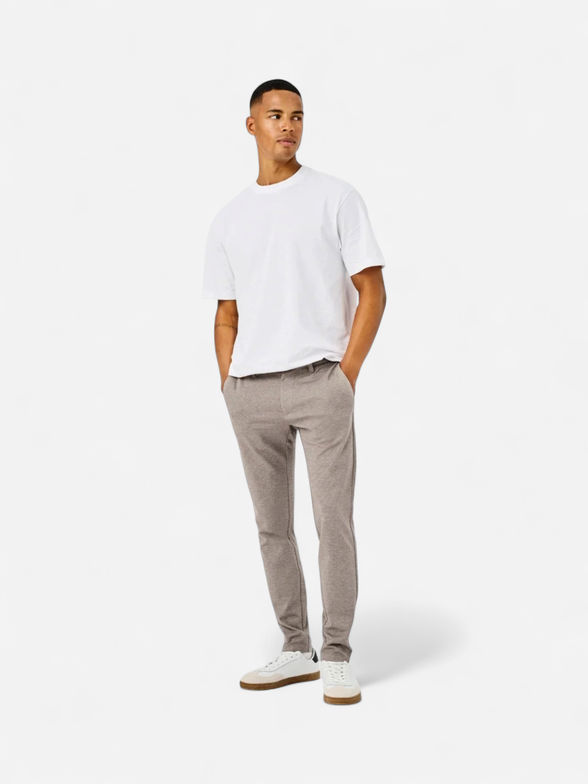 Only and Sons miesten housut Onsmark Slim Tap Disty 2912 Pant, Tobacco Brown - Kekäle.fi