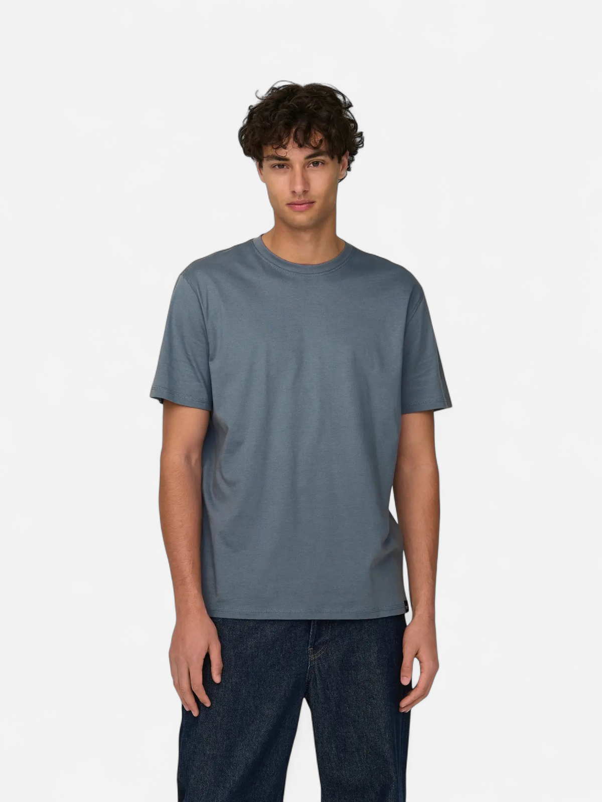 Only and Sons miesten T-paita Onsmax Life Ss Stitch Tee Noos, Flint Stone - Kekäle.fi