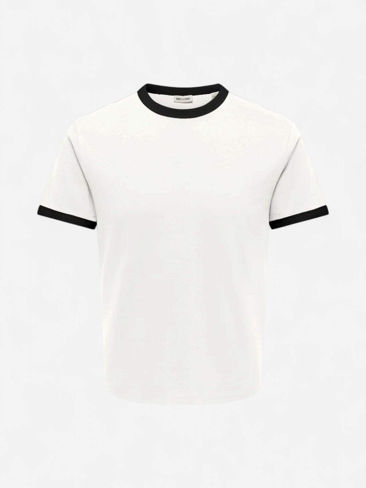 Only & Sons miesten T-paita Onswillo Reg SS Tee, Cloud Dancer musta - Kekäle.fi