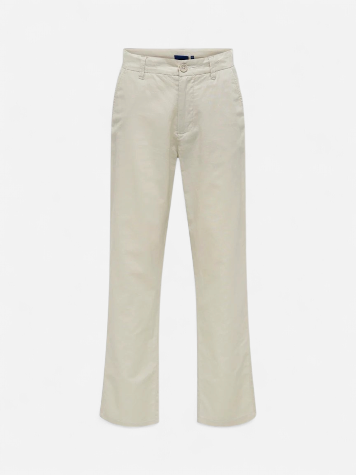 OSJLINUS STRAIGHT LINEN PANT BEIGE - Kekäle.fi