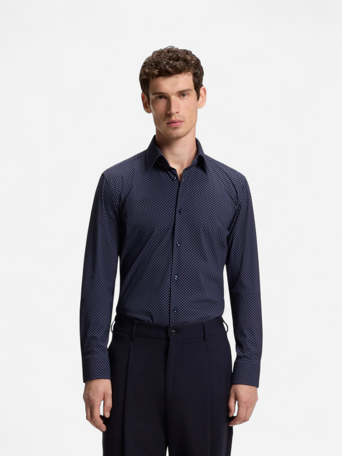 P-HANK-kent-C1-222 PERFORMANCE SHIRT SININEN KUOSI - Kekäle.fi