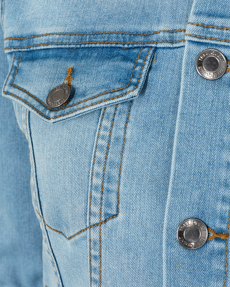 Freequent naisten farkkutakki FQRock, Light Blue Denim