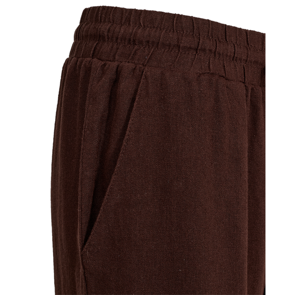 Freequent naisten kangashousut Lava Ankle Pant, keskiruskea