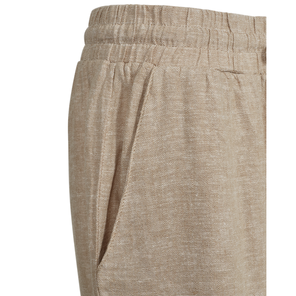 Freequent naisten kangashousut Lava Ankle Pant, vaalea beige