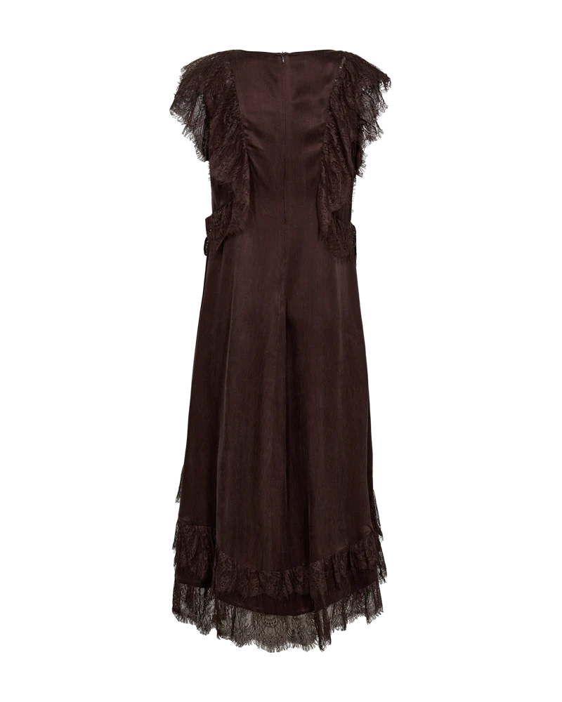 Copenhagen Muse mekko Marta Dress, tummanruskea