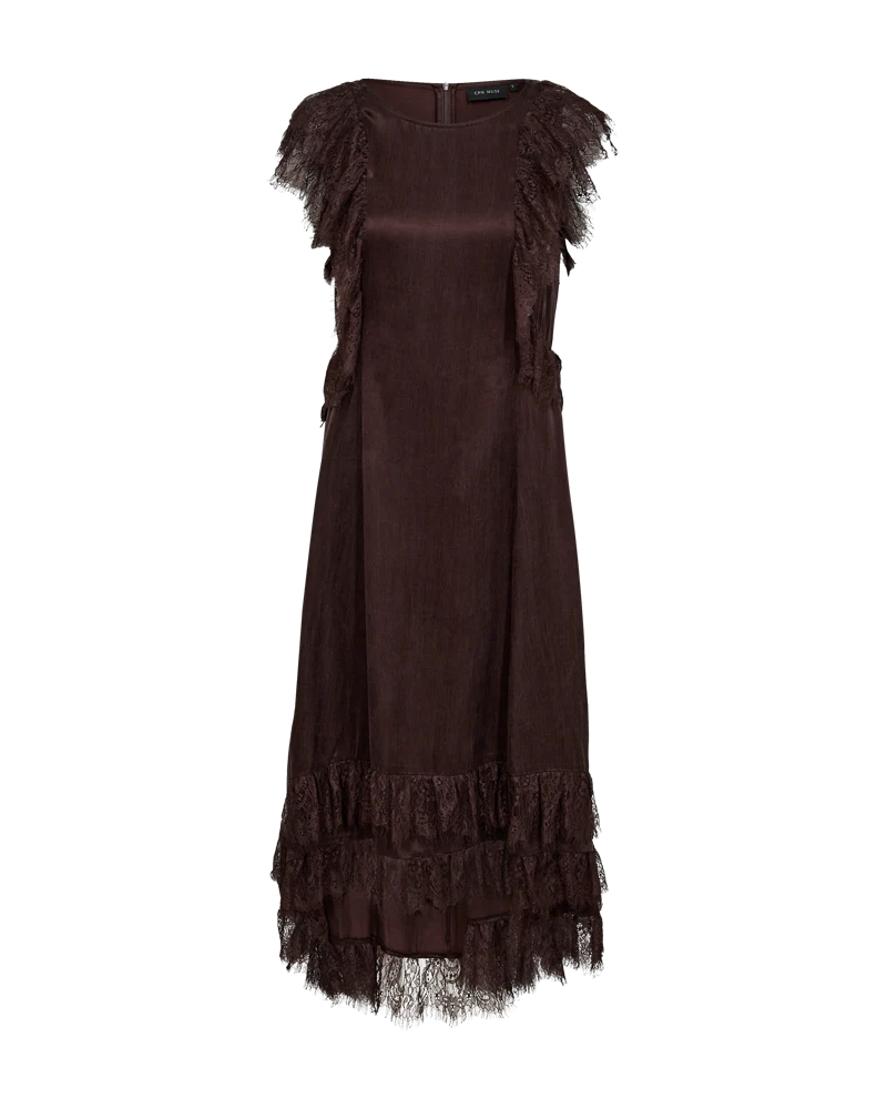 Copenhagen Muse mekko Marta Dress, tummanruskea