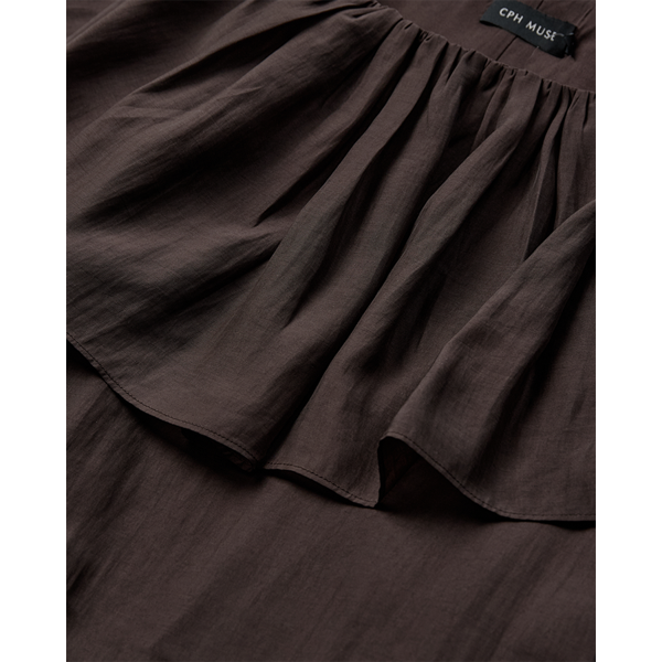 Copenhagen Muse mekko Molly Dress, tummanruskea