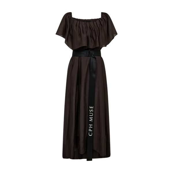 Copenhagen Muse mekko Molly Dress, tummanruskea