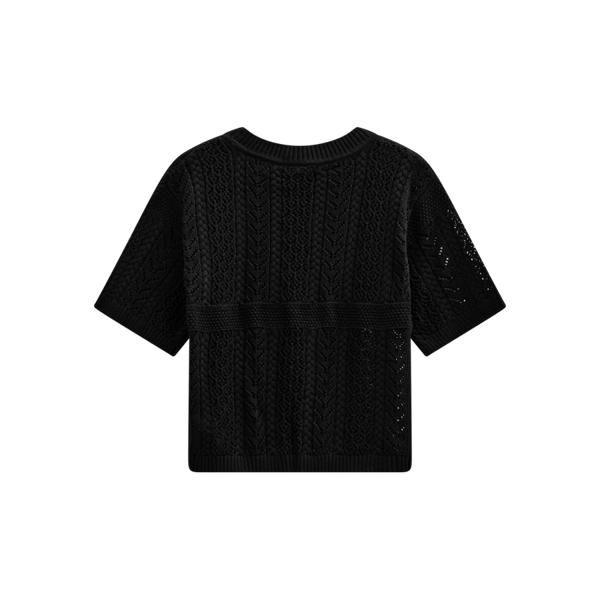 Freequent naisten neulepusero Arwen Pullover, musta