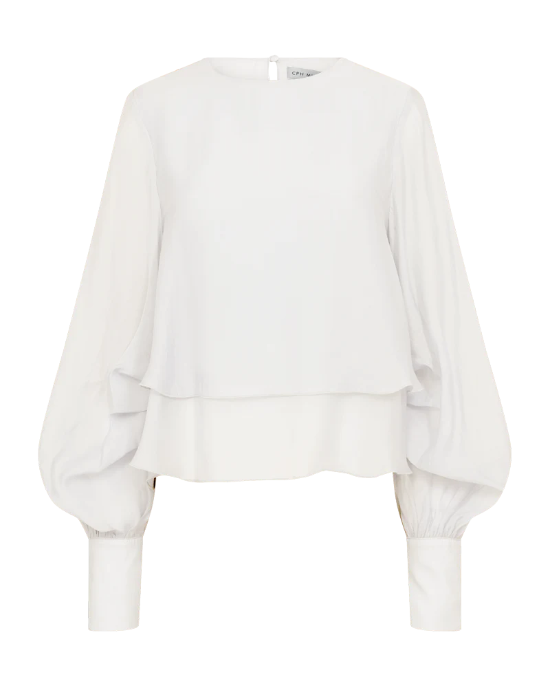 Copenhagen Muse naisten pusero Tilly Blouse, valkoinen