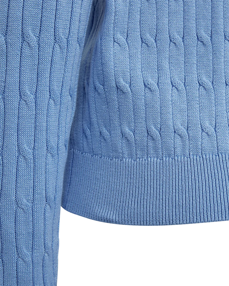 Freequent naisten neulepusero Dodo Pullover, vaaleansininen