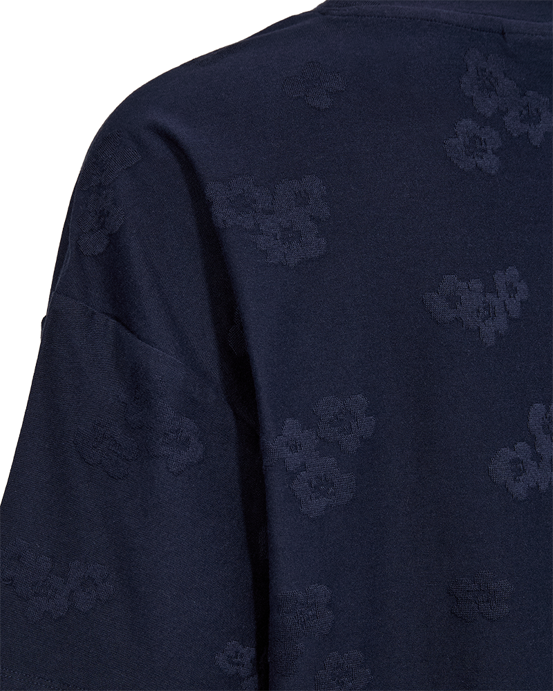 Freequent naisten T-paita Ziprea, Navy Blazer