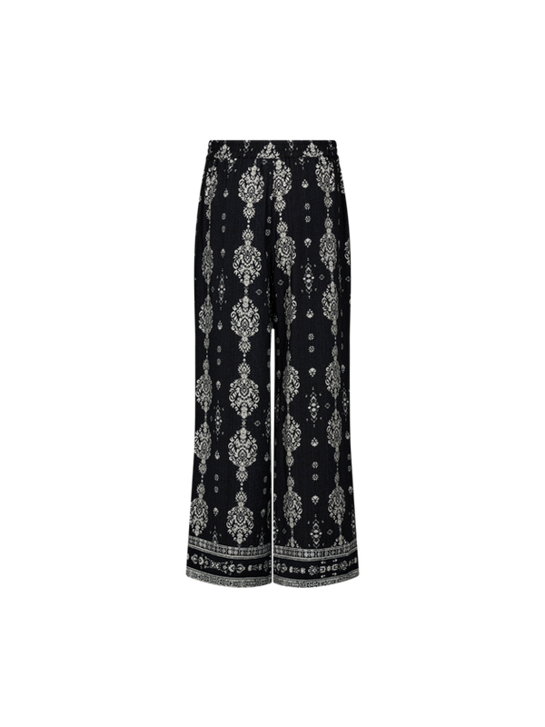 Freequent naisten housut Tilly Pant, musta kuosi