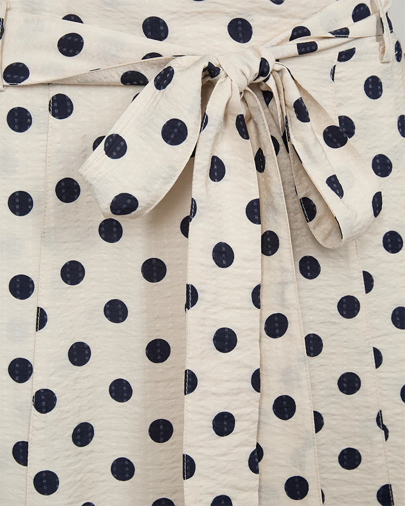 Freequent hame Alma Skirt, kuosillinen beige