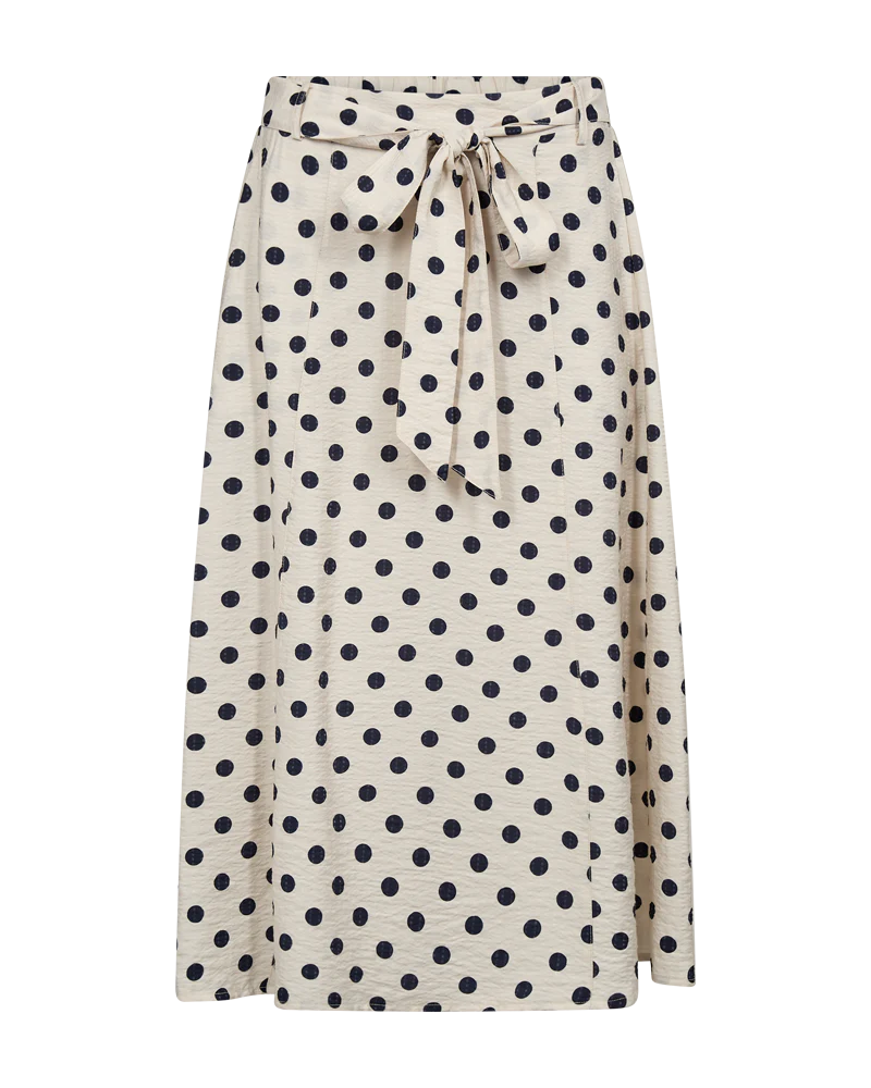 Freequent hame Alma Skirt, kuosillinen beige
