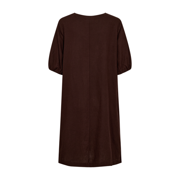 Freequent mekko Lava Dress, tummanruskea