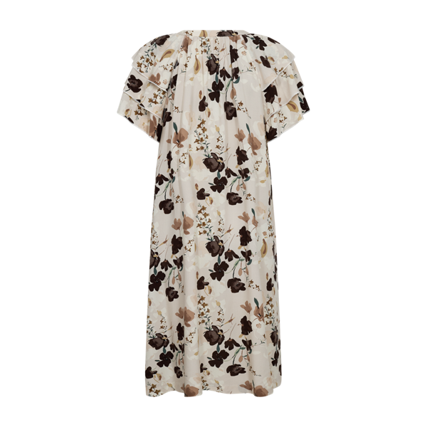 Freequent mekko Adney Dress, Moonbeam w. Coffee Bean