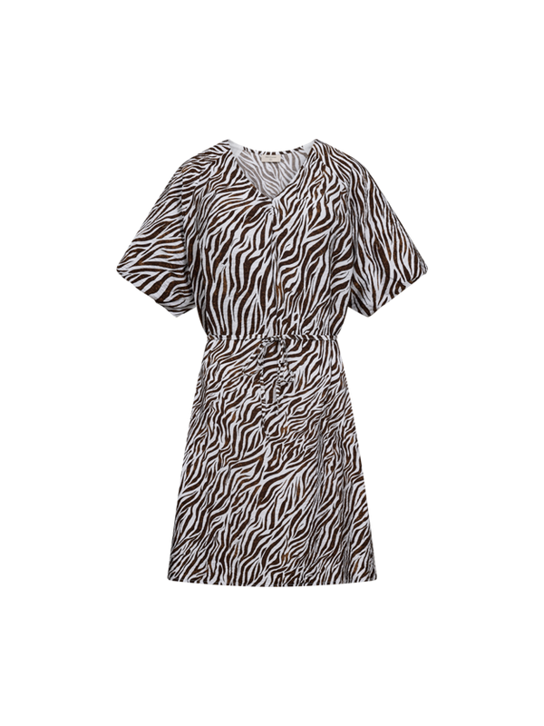 Freequent mekko Mele, ruskea kuosillinen