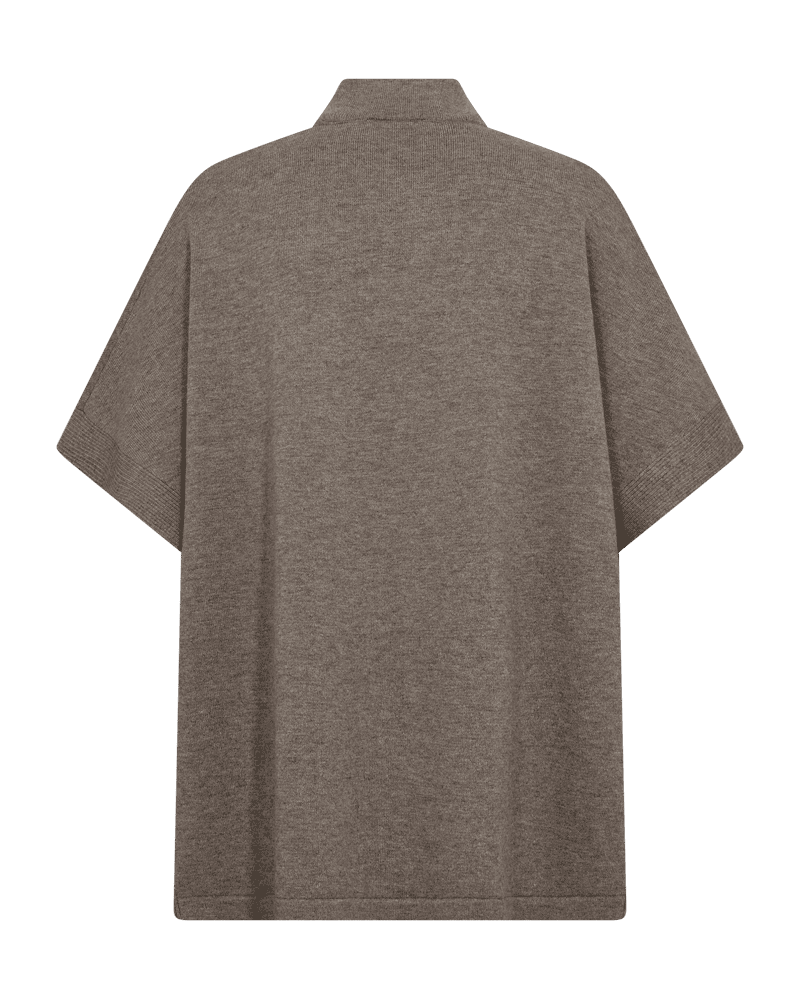 Freequent naisten poncho Claura, Morel Melange