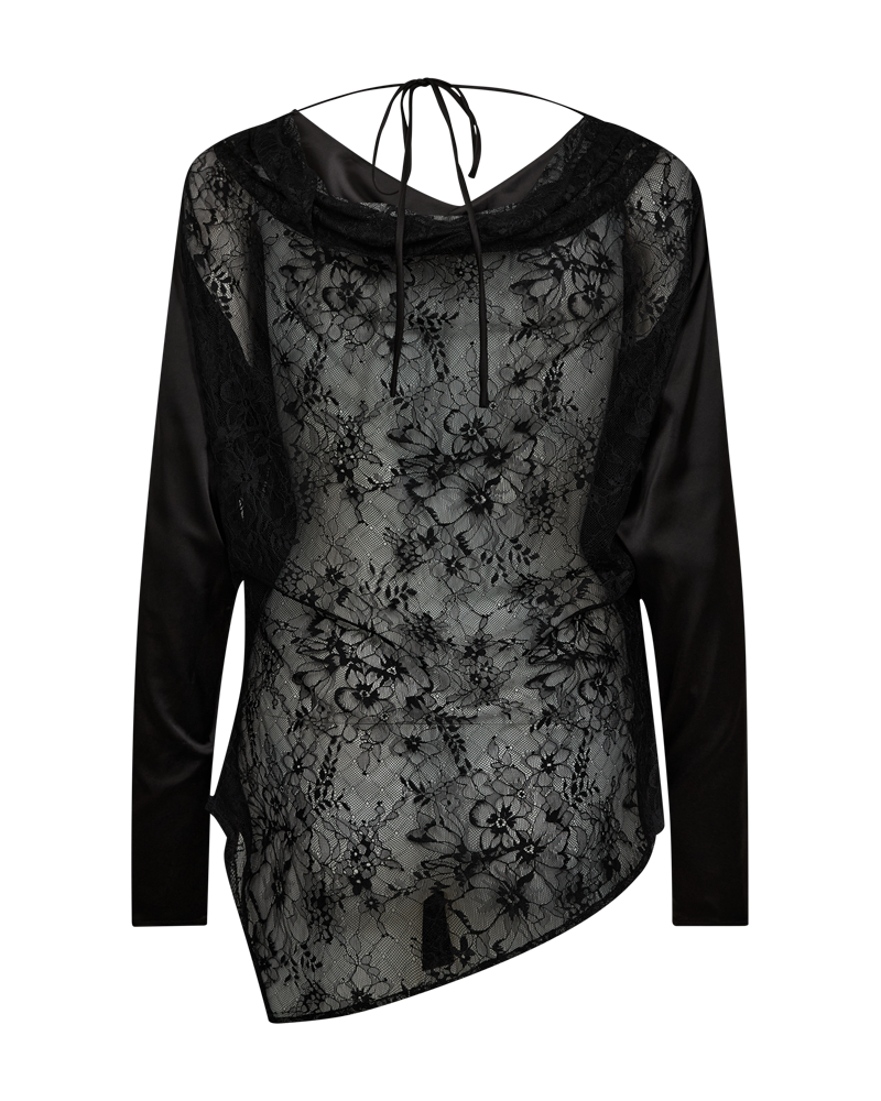 Copenhagen Muse naisten pusero Merryshine Blouse, musta