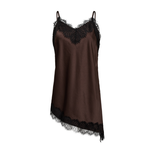 Freequent naisten toppi Dova Top, Coffee Bean w. Black