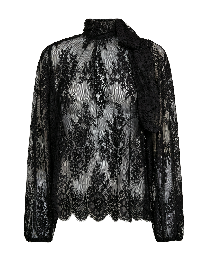 Freequent naisten pusero Cava Blouse, musta