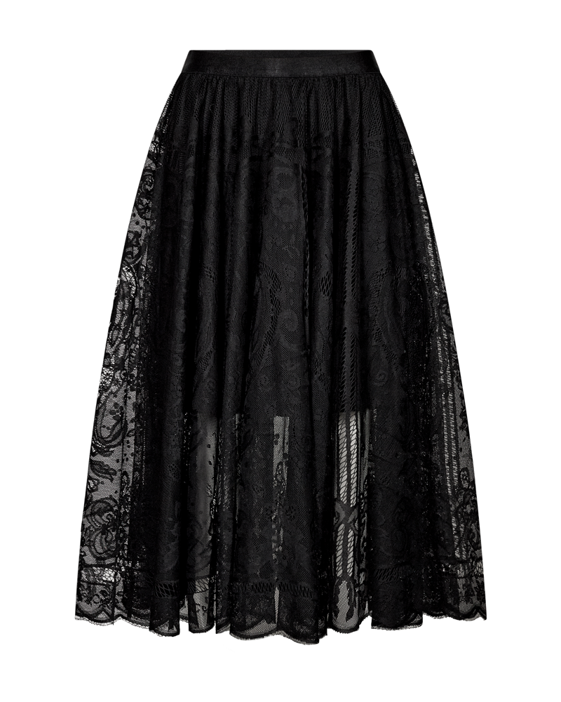 Freequent naisten hame Fqround Skirt, musta
