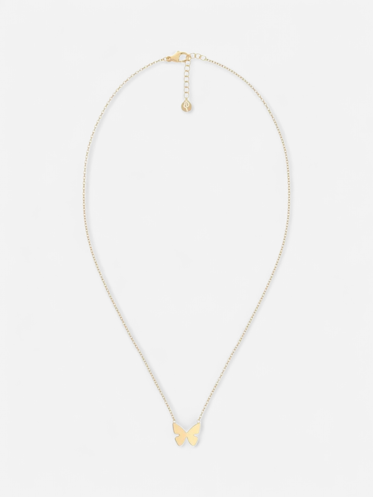 Edblad kaulakoru Papillon Necklace Gold, Gold pleated - Kekäle.fi