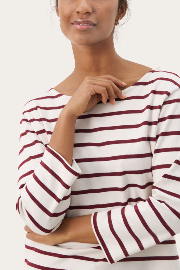 part-two-naisten-paita-nelapw-ts-tawny-port-stripe-3