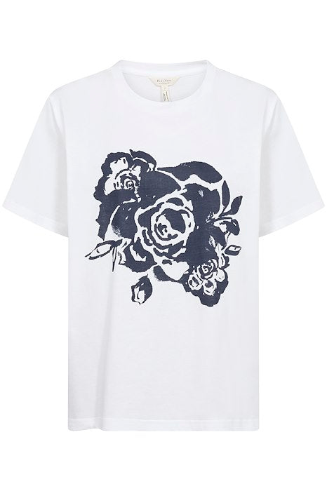 part-two-naisten-t-paita-nahidpw-ts-bright-white-rose-print-1