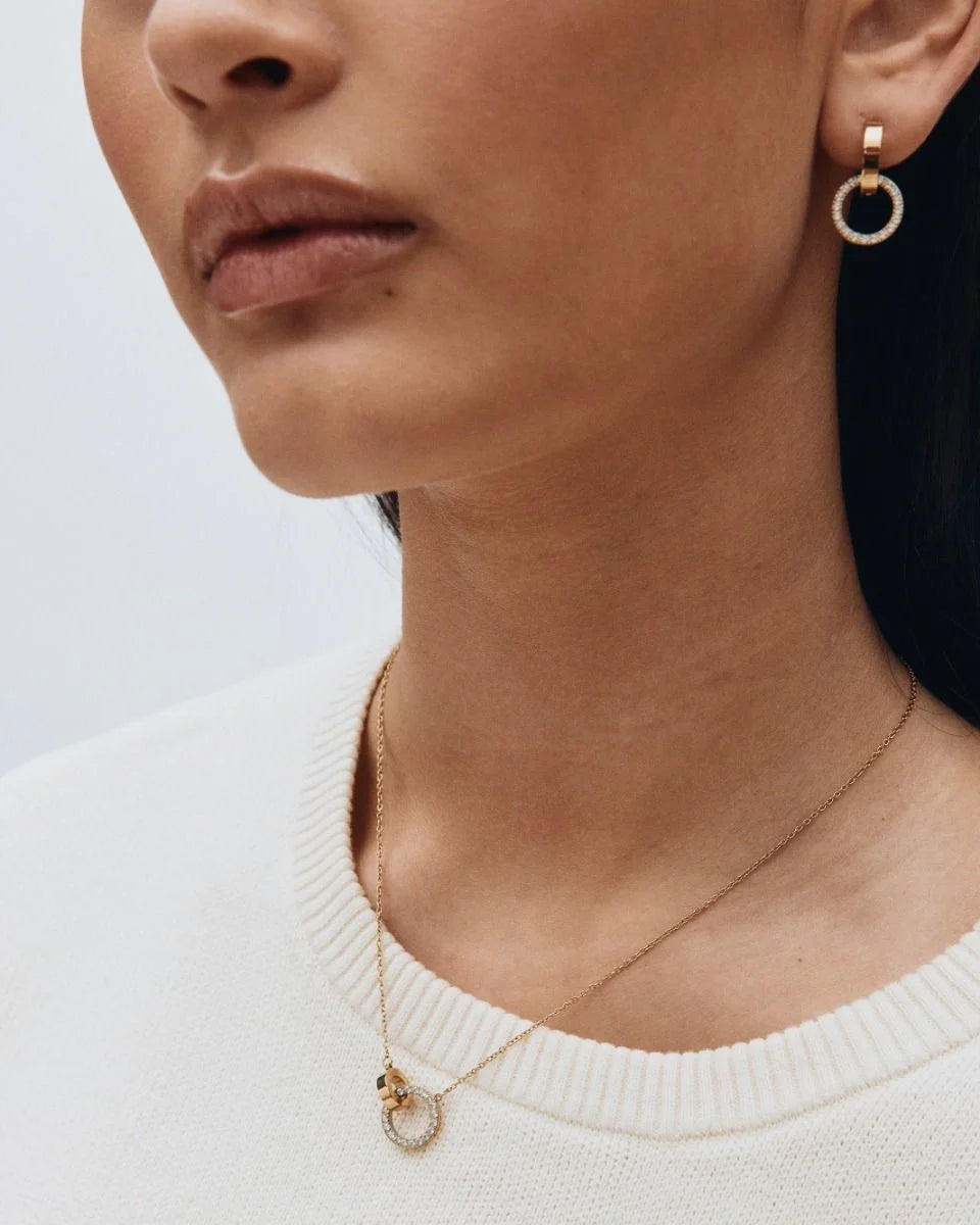 Edblad kaulakoru, ETERNAL ORBIT NECKLACE GOLD Kullankeltainen