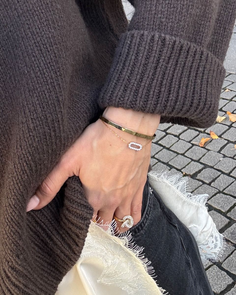 Edblad rannekoru, FAVE BANGLE GOLD Kullankeltainen