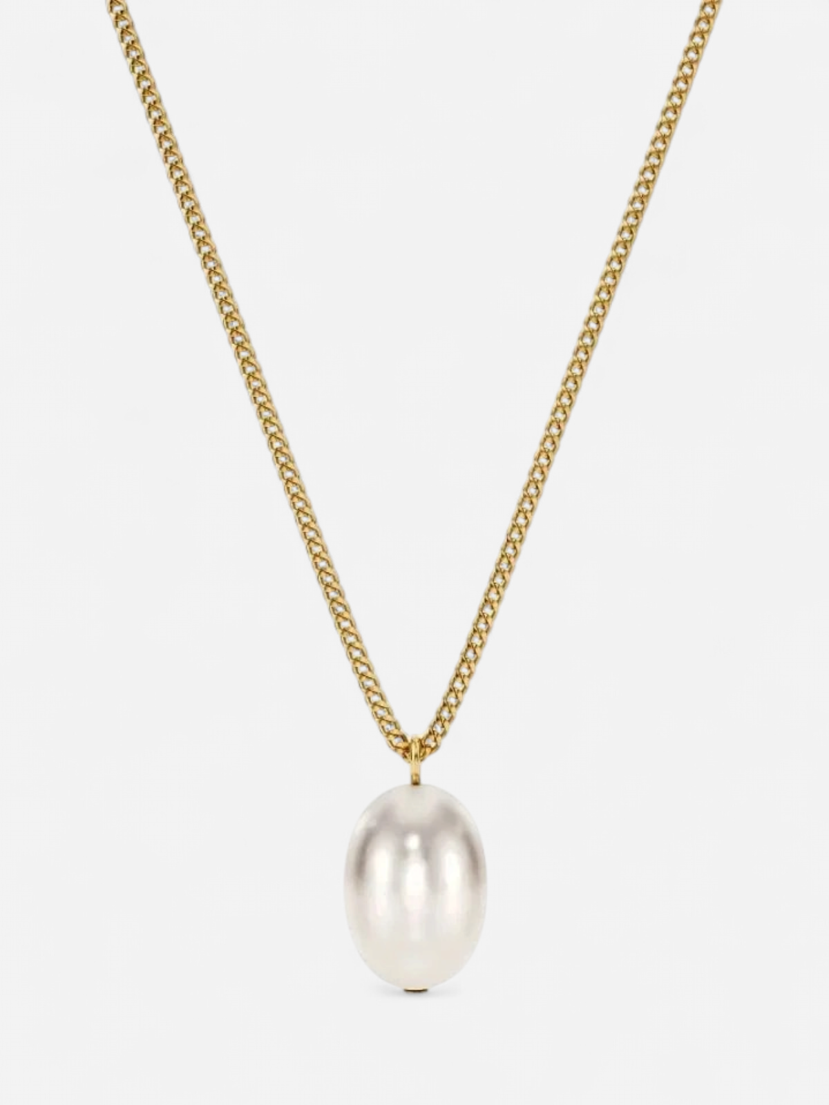 Edblad naisten kaulakoru Perla Necklace L, Gold pleated - Kekäle.fi
