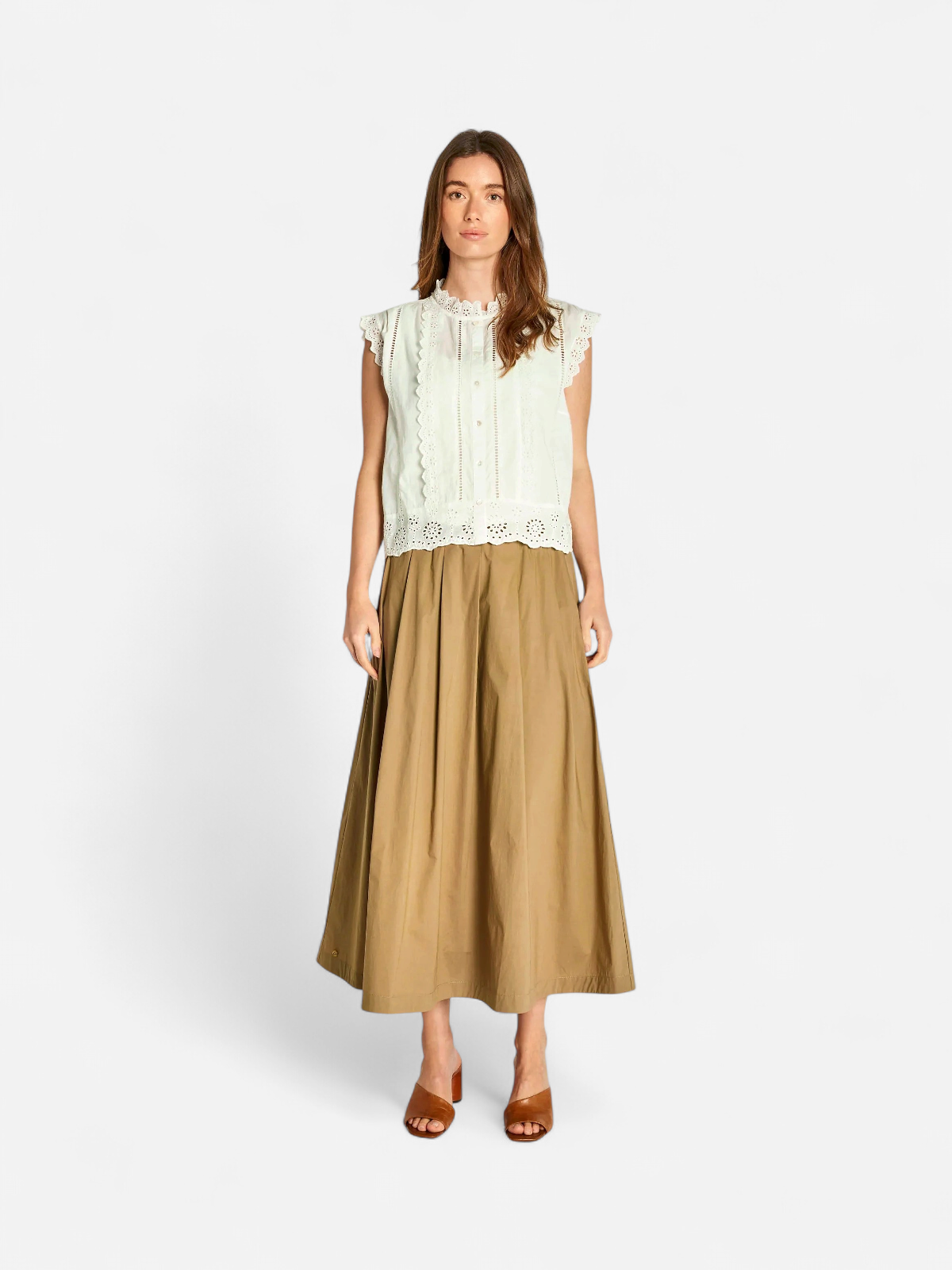 Philosophy Blues Original naisten hame, KADINA SKIRT Khaki - Kekäle.fi
